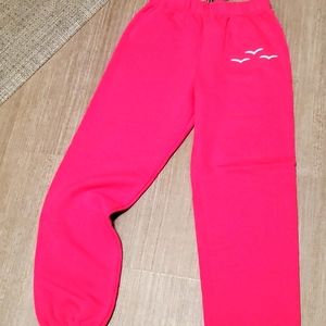 Lazy pants fuchsia pink